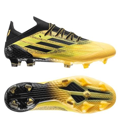 adidas x speedflow messi .1 fg mi historia - goud/zwart/geel|x speedflow soccer.